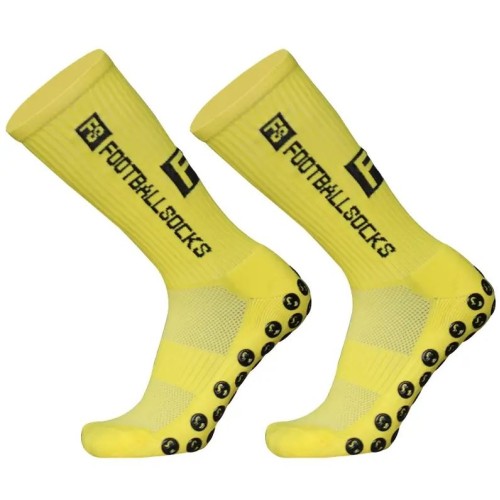 Chaussettes Antidérapantes Football Socks Jaune